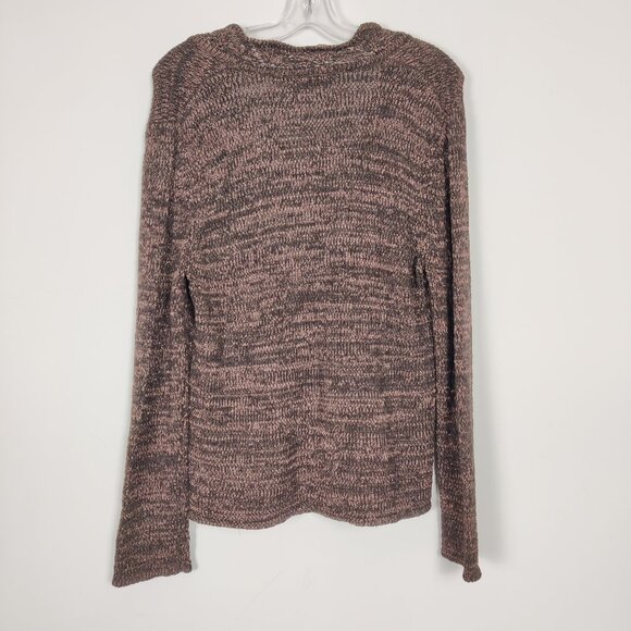Dash Women's Sweater New Size 14 Brown Pink Knitwear Pullover Casual Y2K 90s - Picture 4 of 9